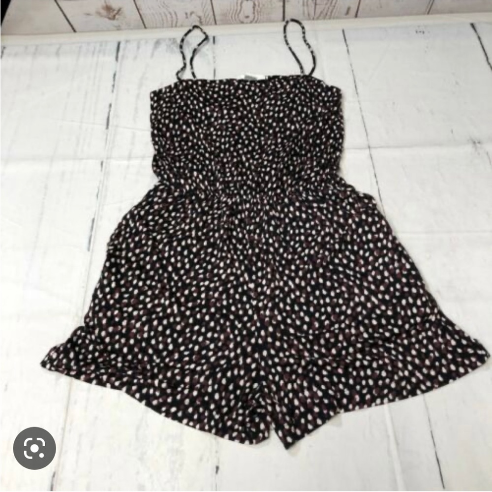 H&M Basics Women Sleeveless Romper Jumpsuit Size XS X-Small Viscose A335 -13